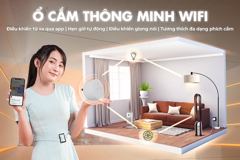 ổ cắm thông minh wifi